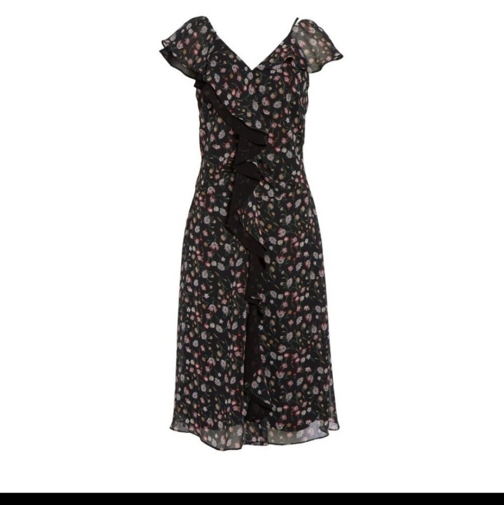 Sam Edelman Botanical Ruffled dress